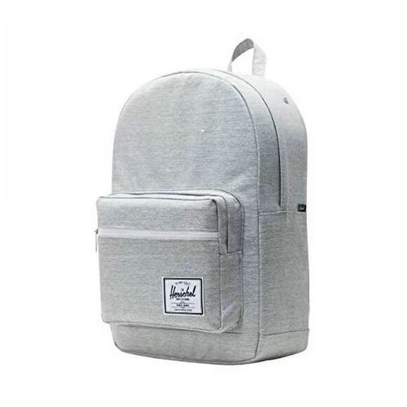 NEW Herschel Pop Quiz Backpack 15" Laptop Pocket Gray Crosshatch Classic 22L - Picture 1 of 7